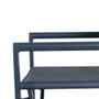 Silla Director Azul Aluminio-Textileno 56 X 53 X 84 cm (Set de 2)