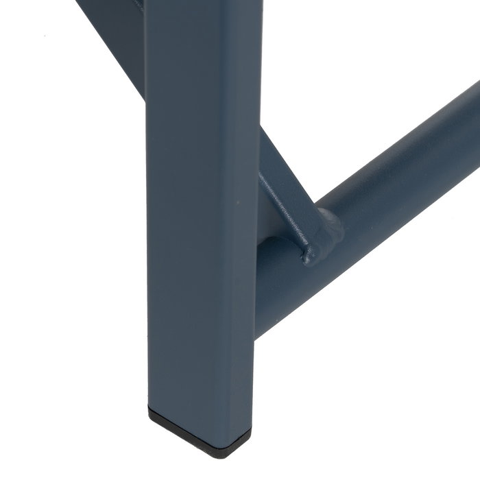 Silla Director Azul Aluminio-Textileno 56 X 53 X 84 cm (Set de 2) Silla Director Azul Aluminio-Textileno 56 X 53 X 84 cm (Set de 2)