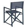 Silla Director Azul Aluminio-Textileno 56 X 53 X 84 cm (Set de 2)