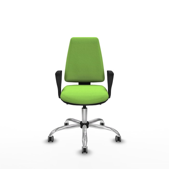 PIQUERAS Y CRESPO Silla de oficina Elche con mecanismo Asincro color Pistacho
