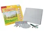 Liderpapel Set de Acuarela con 10 Láminas 27x38 cm, 2 Pinceles, 12 Tubos de 12 ml, Paleta, Perfilador, Goma y Sacapuntas