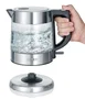Severin WK 3468 Hervidor de Agua de Vidrio y Acero Inoxidable 1L