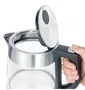 Severin WK 3468 Hervidor de Agua de Vidrio y Acero Inoxidable 1L