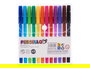 Pincello Set 12 Bolígrafos Fluor Semigel con 13.5 cm x 17 cm x 2 cm (Set de 24)