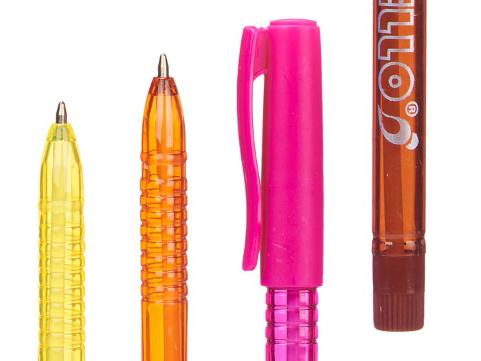 Pincello Set 12 Bolígrafos Fluor Semigel con 13.5 cm x 17 cm x 2 cm (Set de 24)