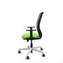 PIQUERAS Y CRESPO Silla de oficina Zulema con mecanismo Sincro, Tela Pistacho y Malla Gris
