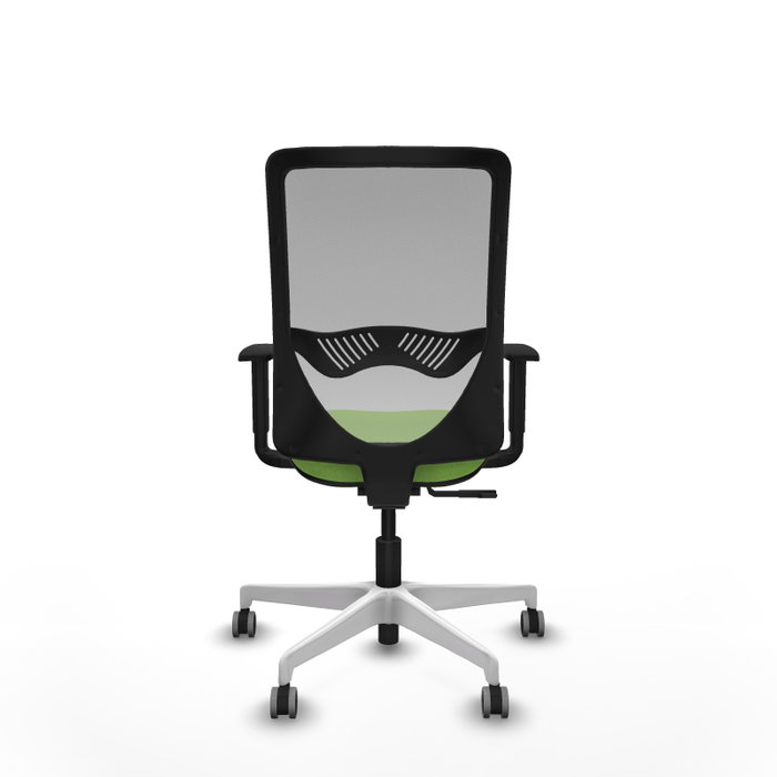 PIQUERAS Y CRESPO Silla de oficina Zulema con mecanismo Sincro, Tela Pistacho y Malla Gris PIQUERAS Y CRESPO Silla de oficina Zulema con mecanismo Sincro, Tela Pistacho y Malla Gris
