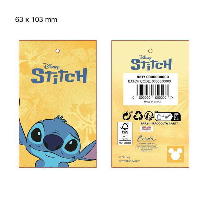 Cerdá Conjunto de Gorro y Guantes Stitch Disney Azul