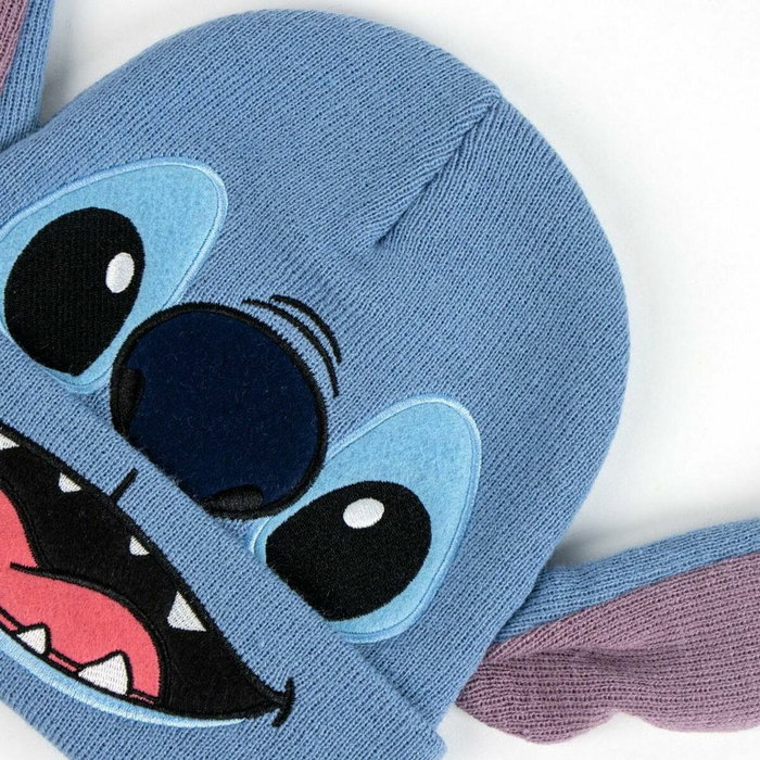 Cerdá Conjunto de Gorro y Guantes Stitch Disney Azul