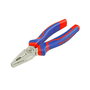 Workpro Alicates Universales 160 mm Mango de Confort Bimaterial Acero al Carbono Forjado