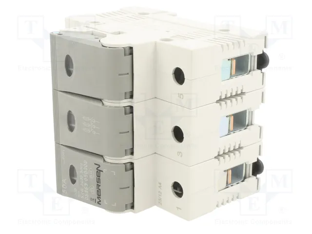 MERSEN Interruptor de fusible D02 50A 400V para raíl DIN