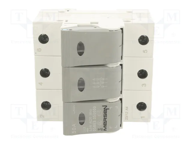 MERSEN Interruptor de fusible D02 50A 400V para raíl DIN