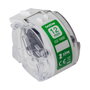 Brother CZ-1002 Cinta para Etiquetadora 12 mm x 5 m Blanco sobre Verde