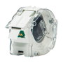 Brother CZ-1002 Cinta para Etiquetadora 12 mm x 5 m Blanco sobre Verde