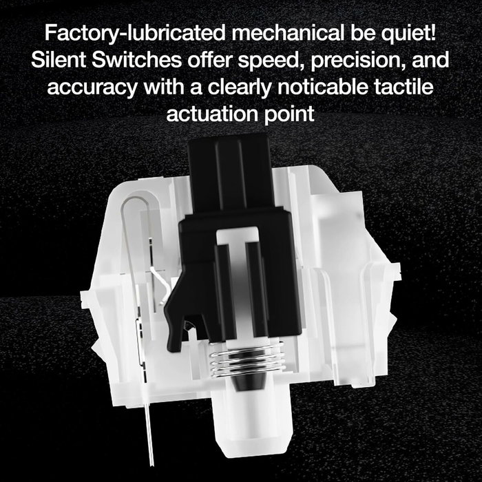 be quiet! Dark Mount Silent Tactile Negro