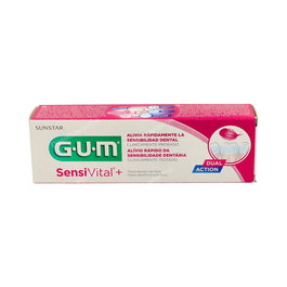 GUM Sensivital+ Pasta Dental con Fluoruro para la Sensibilidad 75 ml