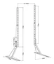 Aisens Soporte de Mesa DT80F-305 para TV/Monitor de 32-80 pulgadas, 50kg