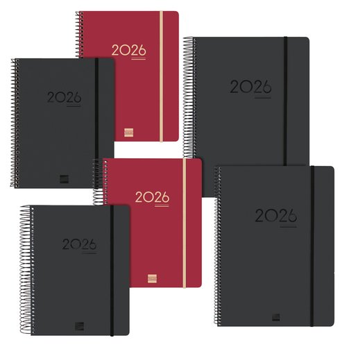 Agenda Anual (2025-26) Finocam 16 Meses Internacional Ikon Surtido Pack De 12 Agenda Anual (2025-26) Finocam 16 Meses Internacional Ikon Surtido Pack De 12
