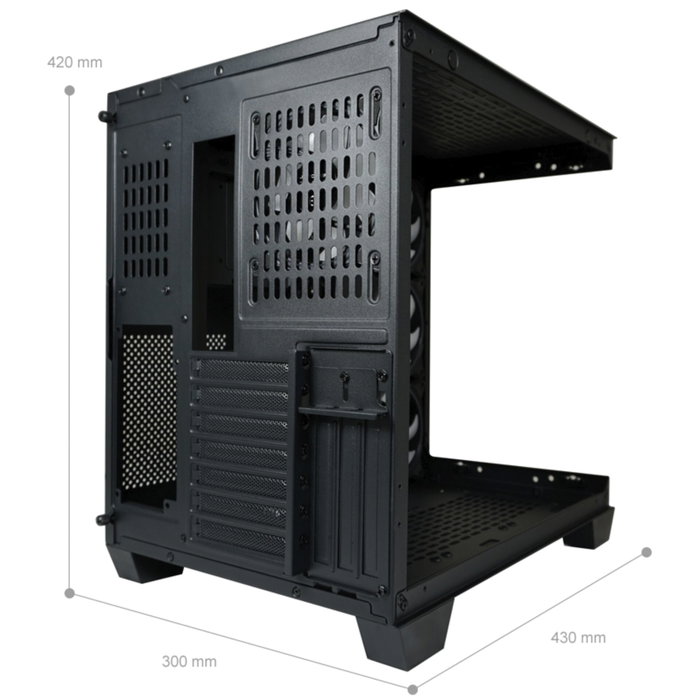LC-Power LC-809B-ON Dark Storm_X ATX Gaming Enclosure LC-Power LC-809B-ON Dark Storm_X ATX Gaming Enclosure