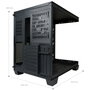 LC-Power LC-809B-ON Dark Storm_X ATX Gaming Enclosure