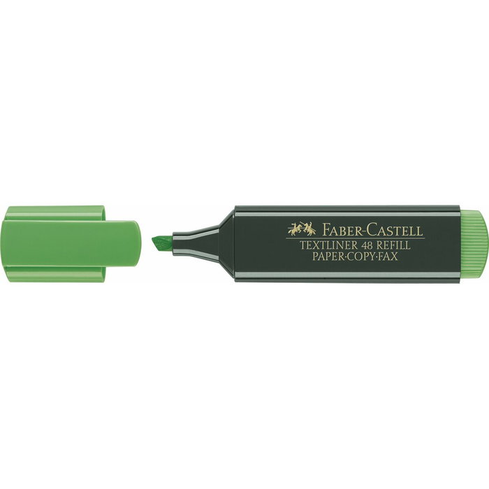 Faber Castell Textliner 48 Marcador Fluorescente Verde (Set de 10)