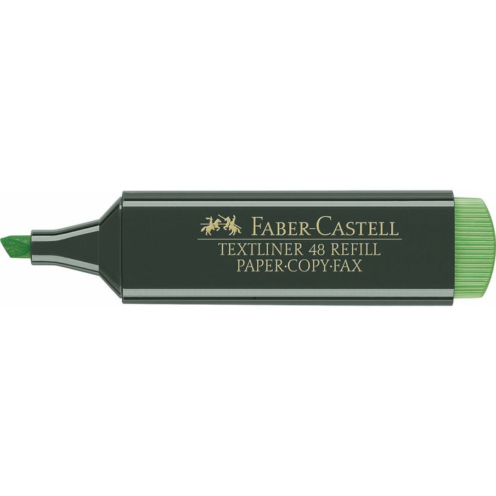 Faber Castell Textliner 48 Marcador Fluorescente Verde (Set de 10)
