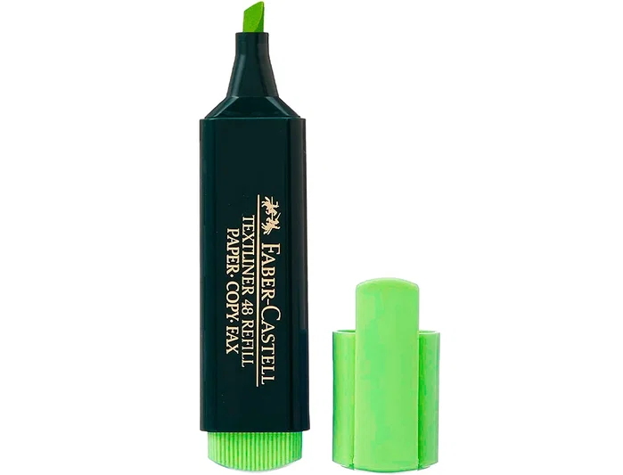 Faber Castell Textliner 48 Marcador Fluorescente Verde (Set de 10)