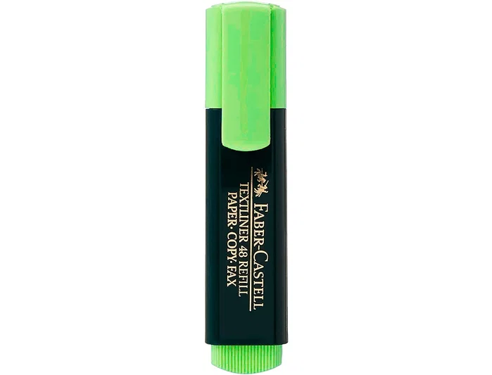 Faber Castell Textliner 48 Marcador Fluorescente Verde (Set de 10)