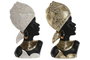 DKD Home Decor Figura de Resina Africana Arami Surtido de 2 Unidades