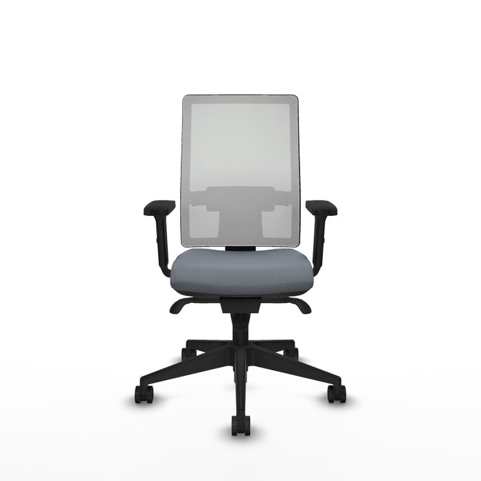 PIQUERAS Y CRESPO Silla de oficina Horna Gris y Blanco