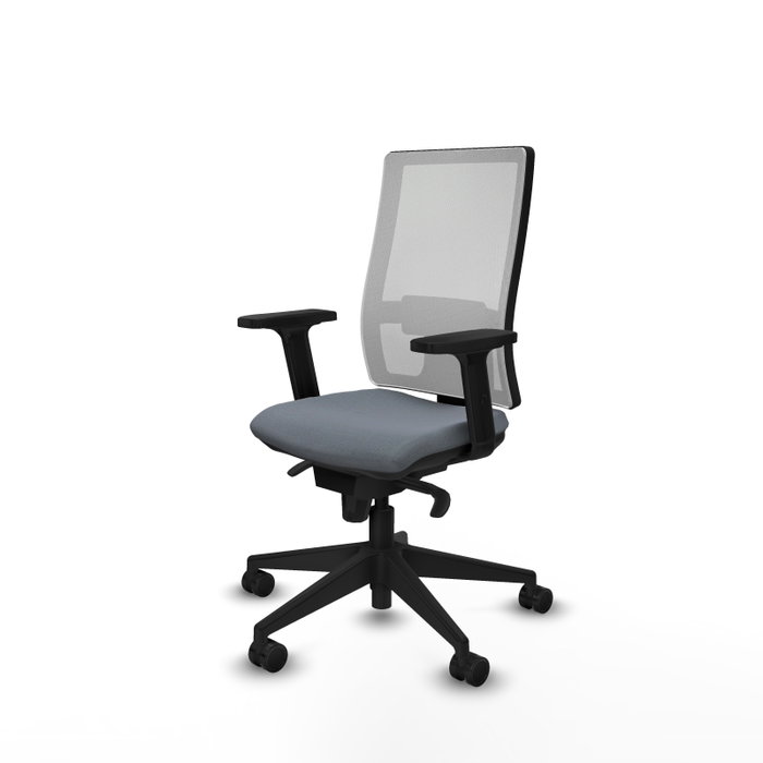 PIQUERAS Y CRESPO Silla de oficina Horna Gris y Blanco