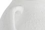 DKD Home Decor Tinaja Romantico Blanco Fibra de Vidrio 41 x 60 x 39 cm