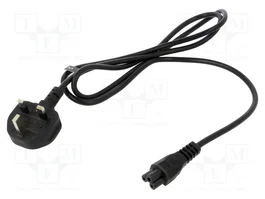 POS Cable de alimentación H03VV-F BS 1363 (G) a IEC C5, 1,5m