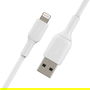Belkin CAA001BT2MWH Cable USB-A a Lightning 2 metros Blanco - Compatible con iPhone, iPad, Carga y Sincronización