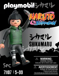 Playmobil 71107 Figura de Juguete Naruto Shippuden - Shikamaru, Personaje de Anime, Edad Recomendada 5 Años, Multicolor