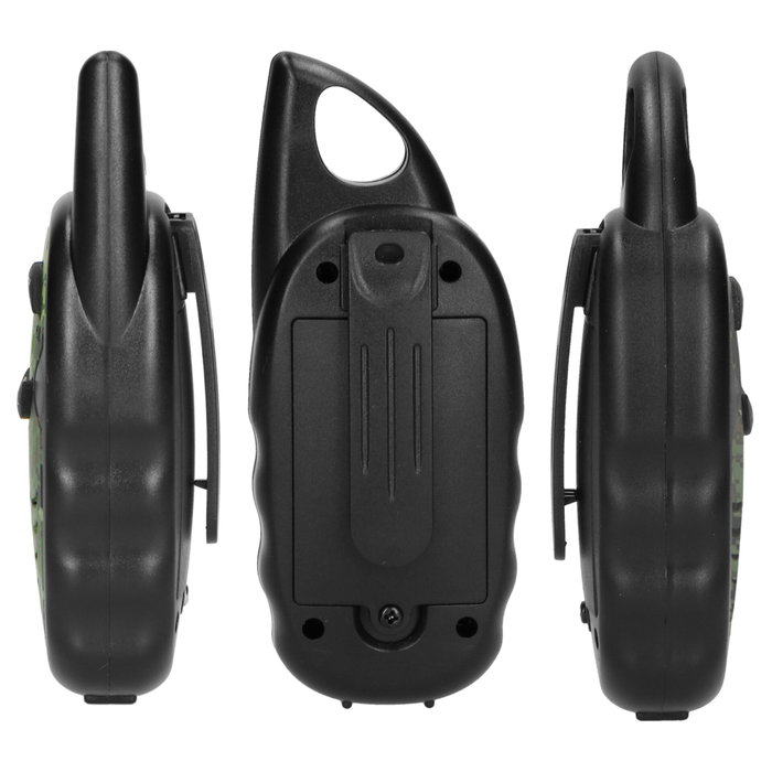 Alecto FR-05CAMO Set de 2 Walkie-Talkies para Niños, Camuflaje, 3 km de alcance