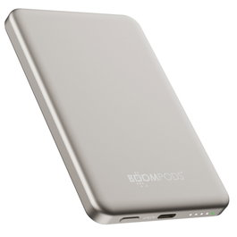 Boompods PowerSnap 5000mAh Titanium Magnetic Powerbank USB‑C PD 20W