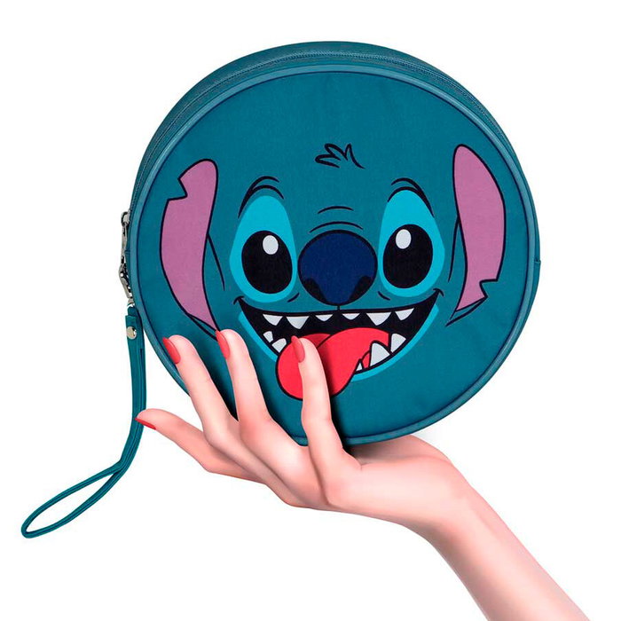 Karactermania Neceser Jumbo Lilo y Stitch Face Azul