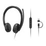 Lenovo VoIP Headset 5000 USB Tipo C Negro