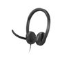Lenovo VoIP Headset 5000 Auriculares USB Tipo C Negro