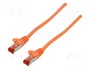 GOOBAY Patch Cord Cat 6 S/FTP 10m Naranja