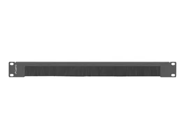 Lanberg AK-1103-B Panel Pasacables con Cepillo para Rack 1U, Metal, Negro - 1 Pieza