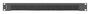 Lanberg AK-1103-B Panel pasacables con cepillo 1U Negro