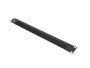 Lanberg AK-1103-B Panel pasacables con cepillo 1U Negro