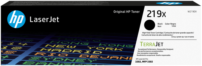 HP 219X Cartucho de Tóner Original LaserJet Negro de Alta Capacidad HP 219X Cartucho de Tóner Original LaserJet Negro de Alta Capacidad