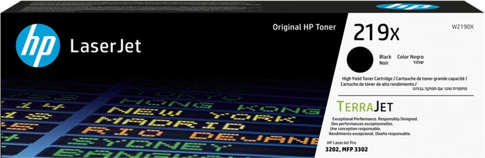 HP 219X Cartucho de Tóner Original LaserJet Negro de Alta Capacidad HP 219X Cartucho de Tóner Original LaserJet Negro de Alta Capacidad