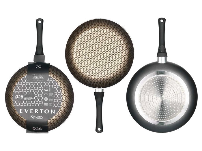 Kinvara Sartén Inducción Antiadherente Panel Abeja 28 cm (Set de 6)