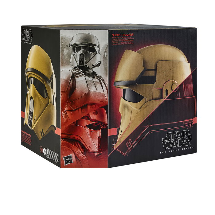 Hasbro Star Wars The Black Series Shoretrooper Casco Electrónico Colección Oficial Licenciado Funciones Electrónicas Replica Andor Hasbro Star Wars The Black Series Shoretrooper Casco Electrónico Colección Oficial Licenciado Funciones Electrónicas Replica Andor