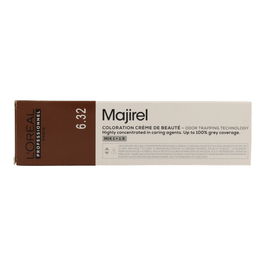 L'Oréal Majirel 6.32 Rubio Oscuro Beige Cálido 60 ml Coloración Permanente Profesional