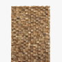 DKD Home Decor Armario Colección Cubic Teca Reciclada 45 x 180 x 50 cm